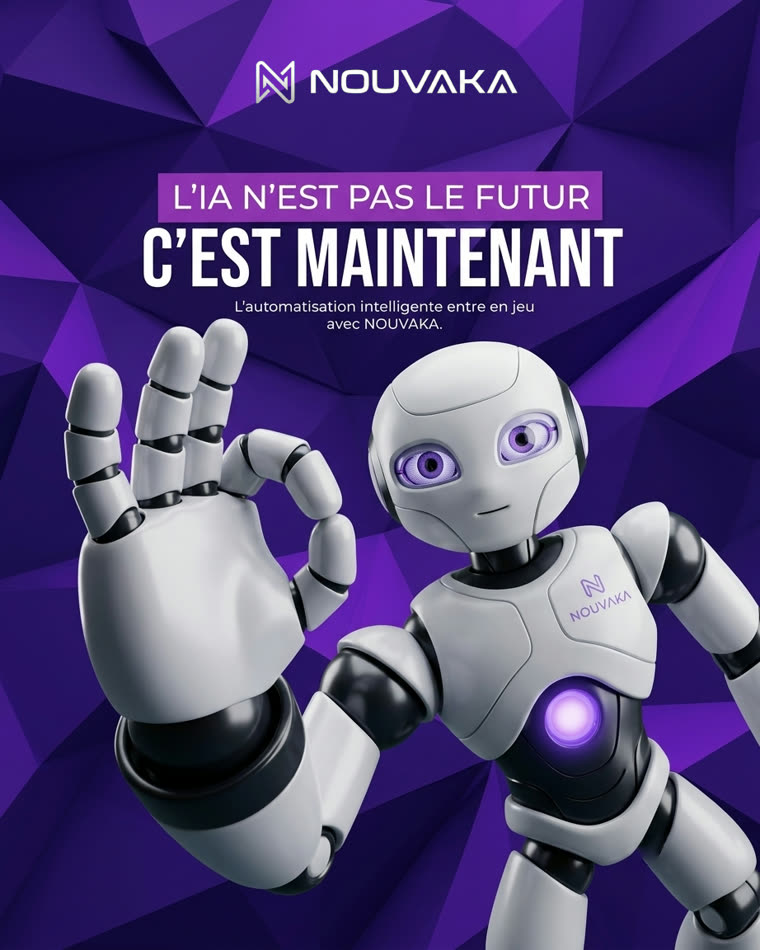 Visuel Nouvaka — l'IA c'est maintenant